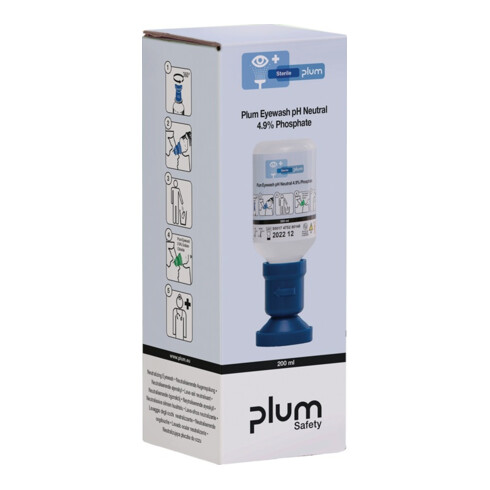 Plum Augenspülflasche DIN/EN15154-4 200ml ph-Neutral