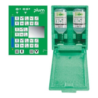 PLUM Douche oculaire en coffret mural