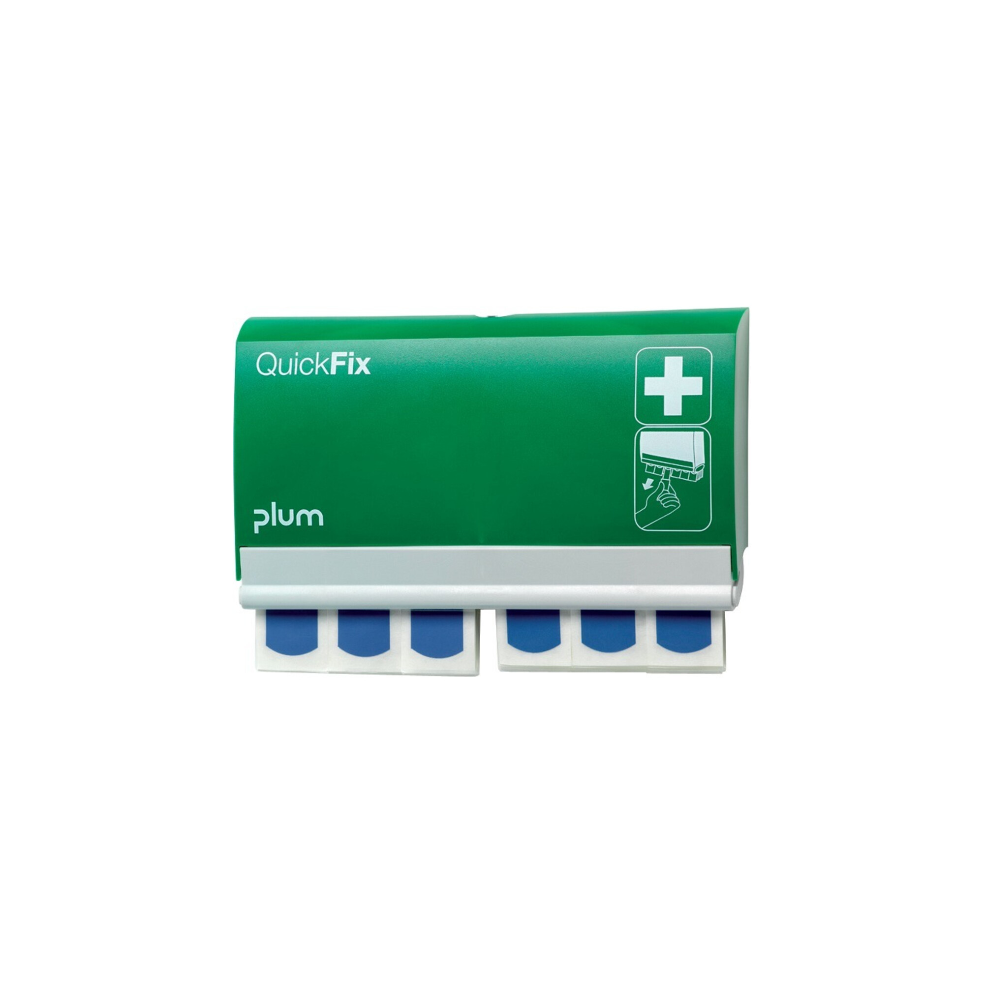 PLUM Nachfüllpackung QuickFix long, 30 Pflaster., blau