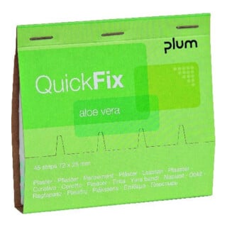 PLUM Nachfüllpackung QuickFix mit 45 Pfl, AloeVera