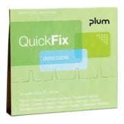 PLUM Recharge QuickFix avec 45 pansements, bleu