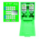 PLUM Station de rinçage oculaire, incl. 2 flacons 500 ml, panneau mural, miroir-1