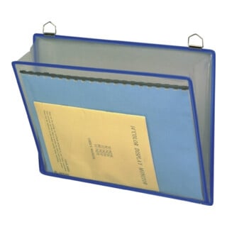 Pochette à accrocher transparente PVC sans reflets L340xH255mm 5un./sachet TARIF