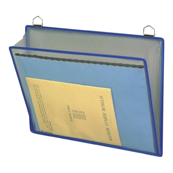 Pochette à accrocher transparente PVC sans reflets L340xH255mm 5un./sachet TARIF