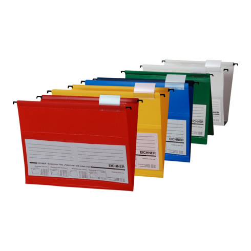 Pochette à suspendre en PVC Platin Line Eichner, côté assorti