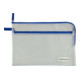 Pochette de collecte Eichner en tissu. Bleu A4 avec poche supplémentaire-4