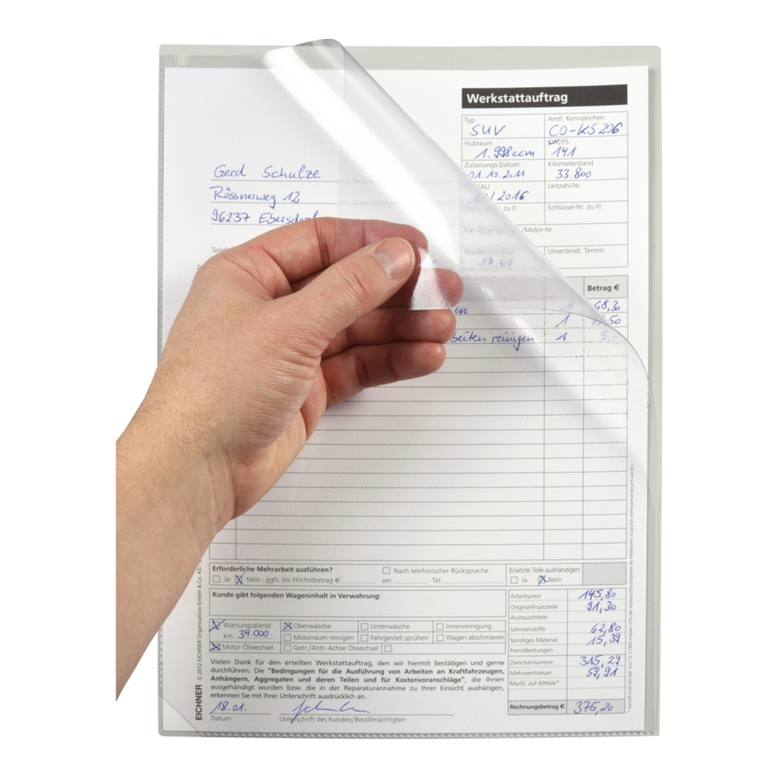 Pochette de protection pour travaux Eichner Light