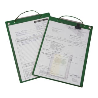 Pochette et support de documents automobile Eichner A 4 vert Premium