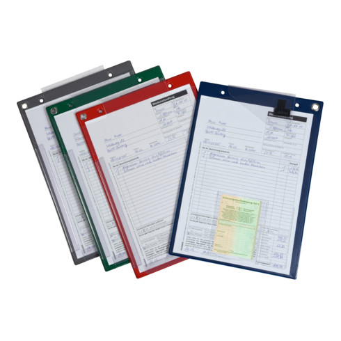 Pochette et support de documents automobile Eichner A 4 vert Premium