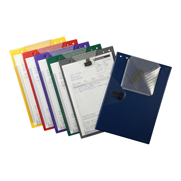 Pochette et support de documents automobile Eichner Jumbo DIN A4 violet