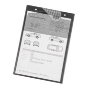 Pochette de commande Eichner avec fermeture velcro, cordelette et 2 compartiments DIN A4