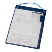 Pochette et support de documents Eichner bleu A5, sans compartiment pour les clés