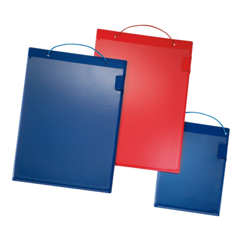 Pochette et support de documents Eichner bleu A5, sans compartiment pour les clés