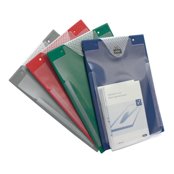 Pochette et support de documents Eichner Turbo A 4 vert avec