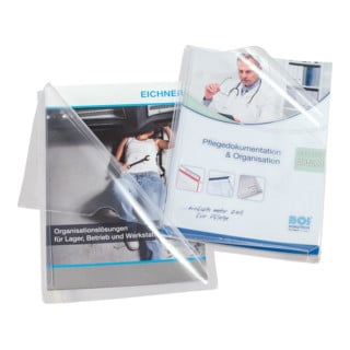 Pochette PVC extensible Eichner ouverte sur le côté 309 x 224 mm