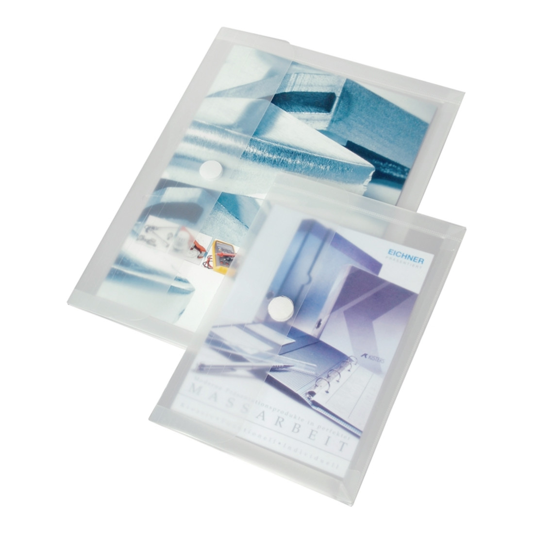 Pochette transparente Eichner avec soufflet extensible