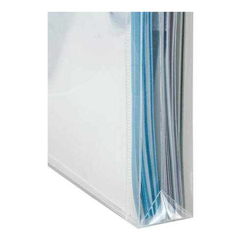 Pochette transparente Eichner avec soufflet extensible
