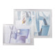 Pochette transparente en PP Eichner avec soufflet d'extension A5 horizontal-4