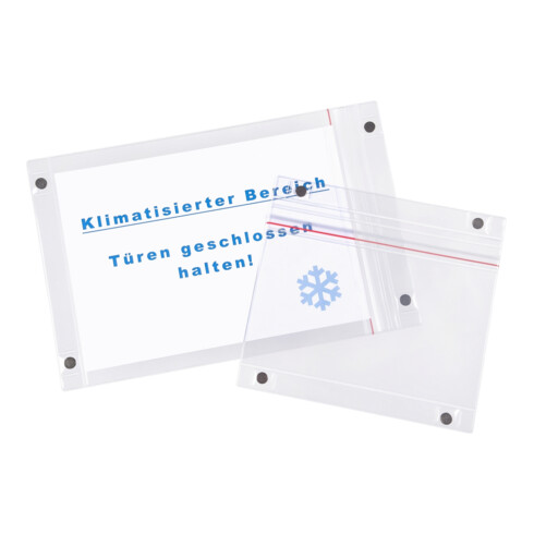 Pochette transparente magnétique en PVC Eichner A5 que