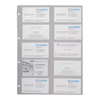 Pochettes Eichner pour albums de cartes de visite