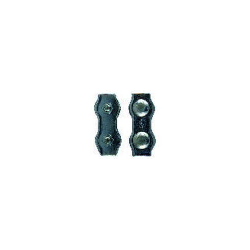 PÖSAMO Duplexklemmen galZn 4,0mmx40 M5
