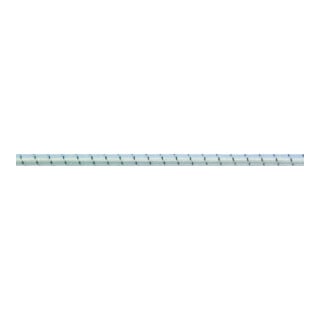 PÖSAMO Gummi-Kordel weiß/schw. 8,0mm Ro. 75m (250x110)