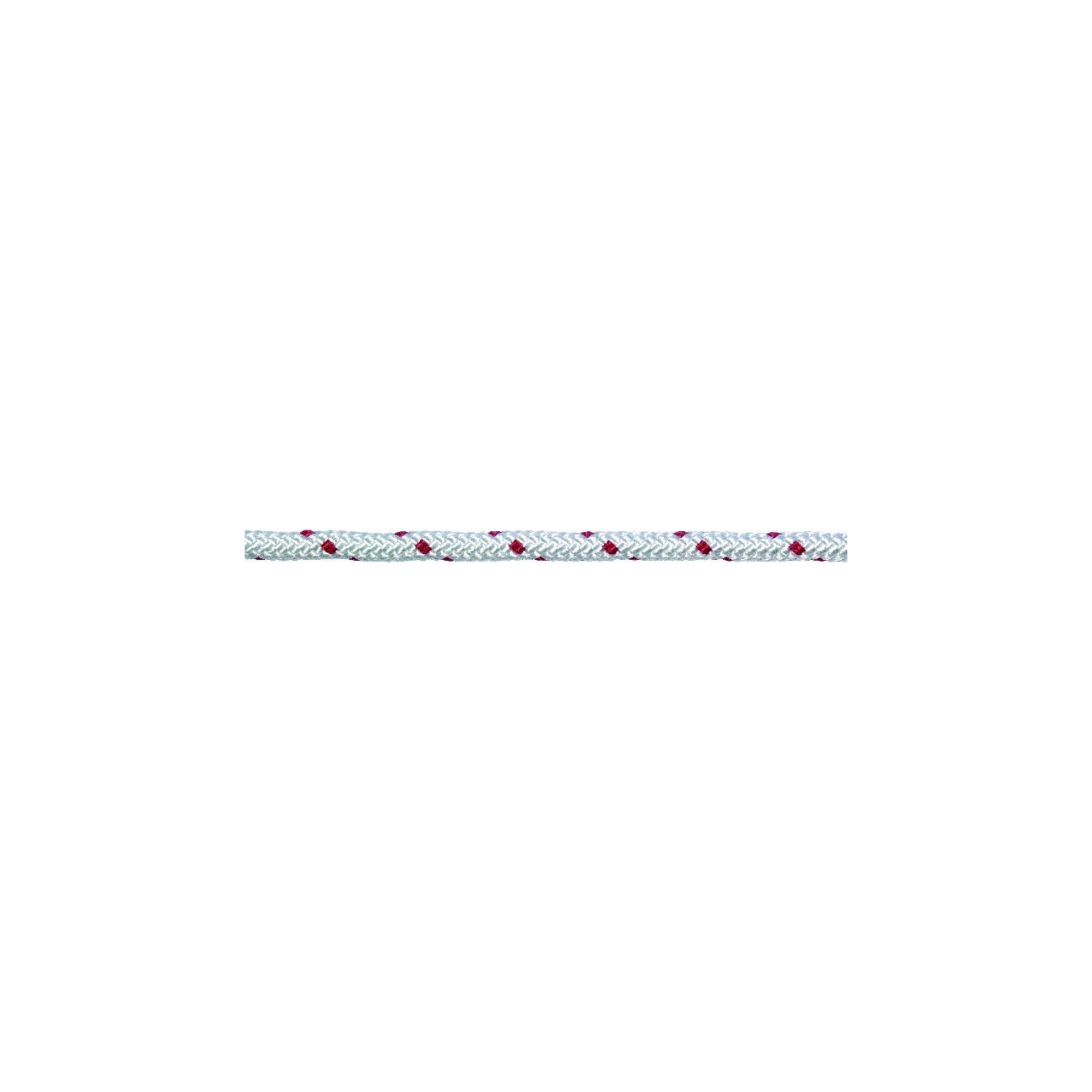 PÖSAMO PE-Seil gefl. weiß/blau 8,0mm Ro.120m (250x200)