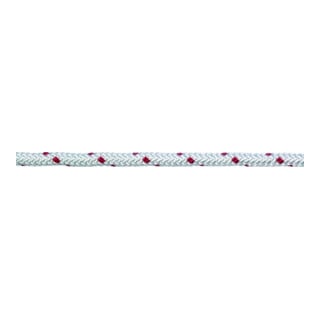 PÖSAMO PE-Seil gefl. weiß/rot 10,0mm Ro.100m (250x200)