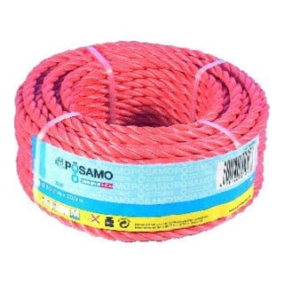 PÖSAMO PP-Seil gedr. orange 10,0mmx25m in Ringen