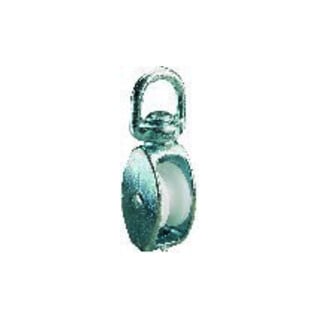 PÖSAMO Seilrolle mit Wirbel galZn für Seil-Ø b. 8,0mm