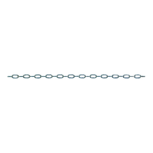 PÖSAMO Uhrkette vernickelt 1,4mm Ro.25m (130x60)