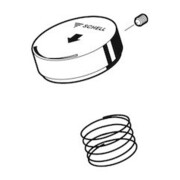 Poignée de commande Schell SC-M eau mélangée, avec ressort de compression chromé