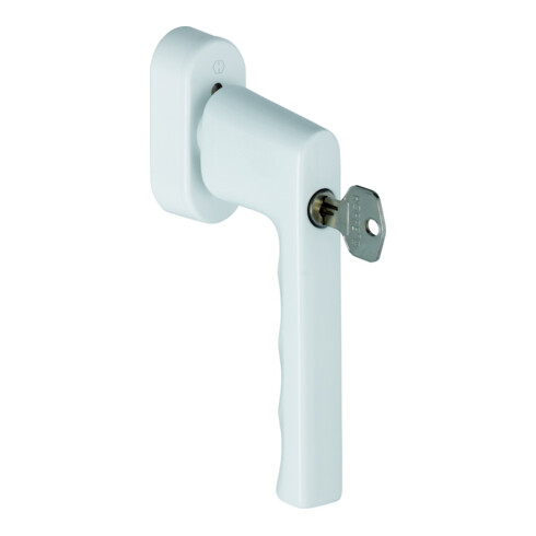 Poignée de fenêtre Hamburg 0700S/UD9020 Alu.F9016 32-42mm SecuForte®/finish