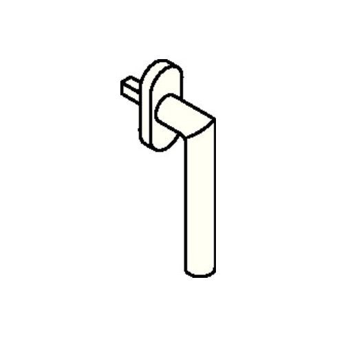 Poignée de fenêtre HEWI 162XAFG.2 30mm VA XA 30mm Stand.HEWI