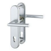 Poignée de porte Hoppe Stockholm 76G/3331/3440/1140 ES1 SK2 PZ carré 8/10mm