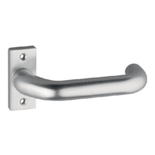 Poignée de porte profilée trou partie trouée 2308/0800 Alu.F1 ktg.8mm kkr.