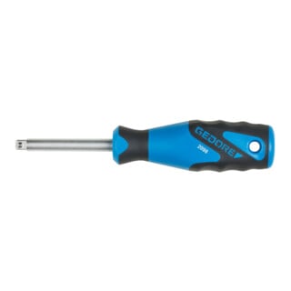 Poignée emmanchée carré 2098 1/4 po. 1 K-Poignée L. 140 mm GEDORE