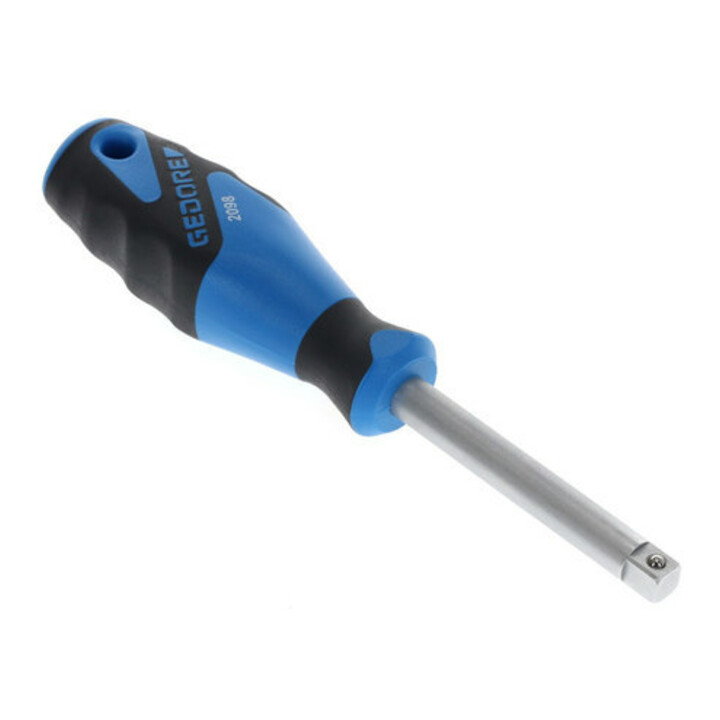 Poignée emmanchée carré 2098 1/4 po. 1 K-Poignée L. 140 mm GEDORE