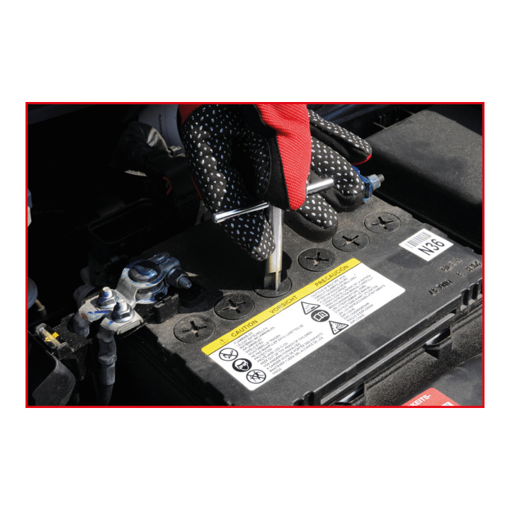 Poignée en T pour bouchons de  batteries 1,3mm