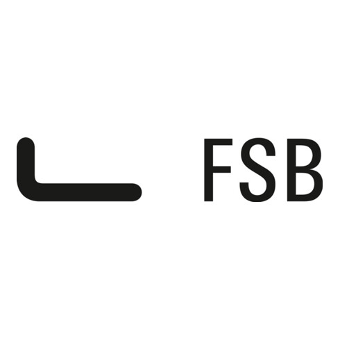 Poignée FSB 1051 paire VK 8mm Alu.F1 couleur naturelle