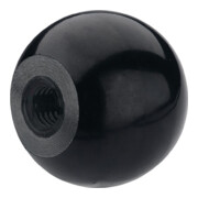 Poignée sphérique DIN 319 d1 20 mm d2 M 5 mm d4 12 mm Ganter-1