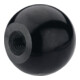 Poignée sphérique DIN 319 d1 40 mm d2 M 10 mm d4 22 mm Ganter-1
