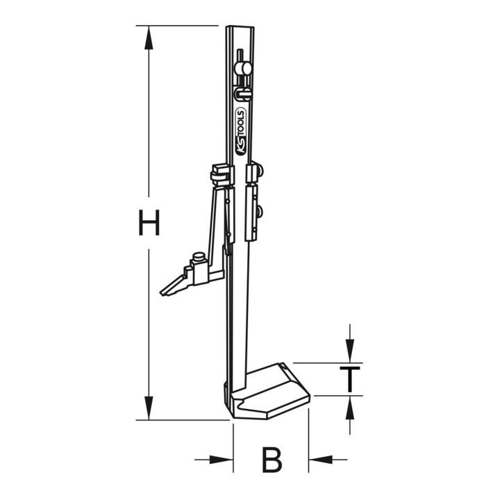 Pointe à tracer de précision KS Tools 130 mm