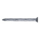 Pointe en acier BÄR D. 4,5 x L. 60 mm acier trempé métallisé-1