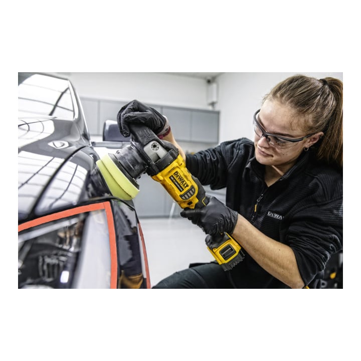 Polisseuse excentrique à batterie DEWALT 18 Volts (sans brosse), version de base