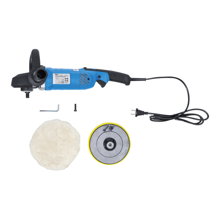 Polisseuse rotative électrique max. 3 000 tr/min 1 300W Ø 180 mm BGS