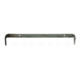 POLLMANN Agrafe de construction 250 mm, acier brut 250 x 26 x 5-1