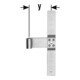 POLLMANN bande centrale HT 21 pour axe 16mm, 300mm fer, galvanisé clair-1