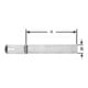 POLLMANN berfalle exécution droite 200 mm galvanisé clair-3