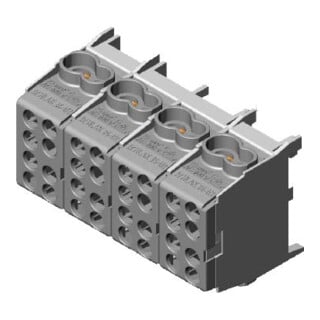 Pollmann Connecteur de dérivation gris HLAK 25-4/8 GR-S
